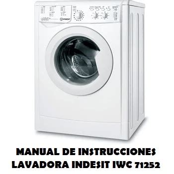 lavadora indesit '' instrucciones